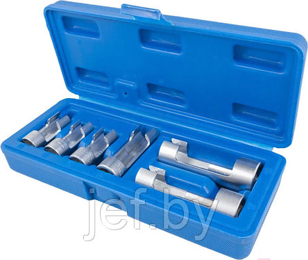 Набор головок разрезных 3/8" 1/2" 6 предметов ROCKFORCE RF-4011056, фото 2