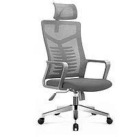 Кресло офисное SITUP DELTA Grey chrome (сетка Grey/Grey)