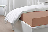 Простыня трикотажная на резинке 160*200*20 капучино ECOTEX, фото 4
