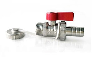 Кран дренажный SENA 1/2" х 3/4" никелированный