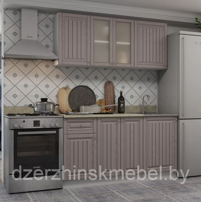 Готовая кухня Хозяюшка 1,5м Трюфель МДФ