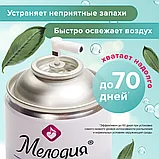 Сменный баллон для автоматических освежителей МЕЛОДИЯ После дождя 250 мл, фото 9