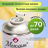 Сменный баллон для автоматических освежителей МЕЛОДИЯ Цитрусовый 250 мл, фото 9