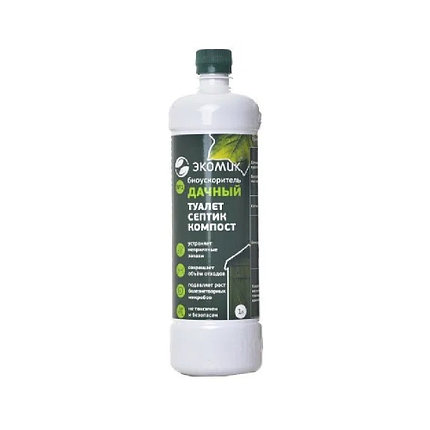 Очиститель септиков, туалетов и компостирования ЭКОМИК® Дачный 1,0л, фото 2