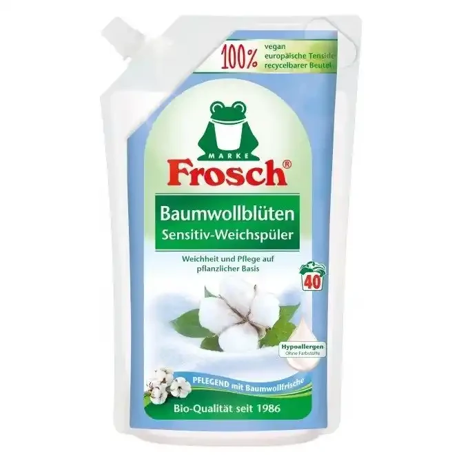 Ополаскиватель для белья Frosch концентрат Цветы хлопка 1 л