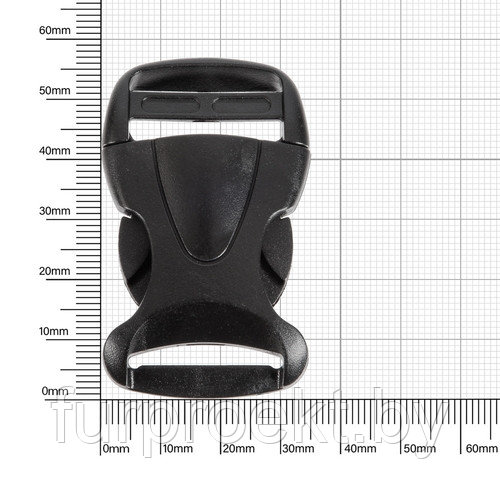Фастекс 25 мм 322 черный (A 2504)
