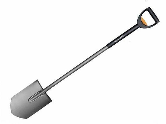 Лопата штыковая телескопическая закругленная SmartFit FISKARS (длина:1054-1250мм, ширина:190мм), фото 2