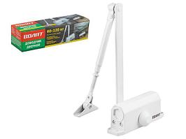 Доводчик дверной гидравлический ВОЛАТ (от 60/до 120кг) Белый