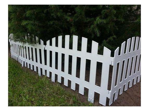 Забор декоративный RENESSANS №2, 3,1х0,35 м, белый, GARDENPLAST, фото 2