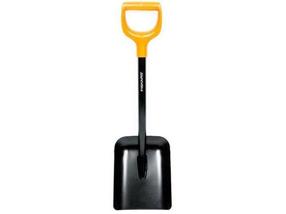 Лопата совковая укороченная FISKARS Solid (длина:780мм, ширина:230мм), фото 2
