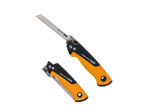 Пила универсальная складная PowerTooth 150мм 2 лезвия FISKARS, фото 2