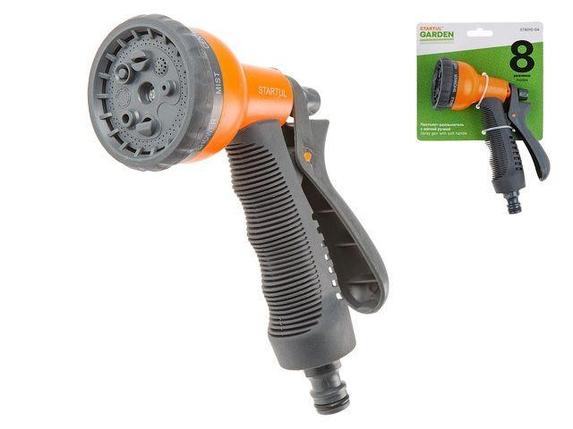 Пистолет-распылитель 8-позиц. с мягк. ручк. STARTUL GARDEN (ST6010-04), фото 2