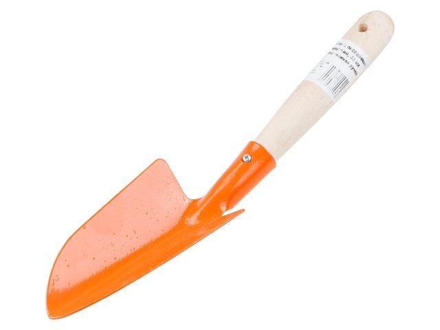 Совок посадочный широкий 33 см с дер.ручкой STARTUL GARDEN (ST6094-01) (ширина 7,5см)