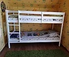 Кровать из массива сосны Моритц (белая эмаль)