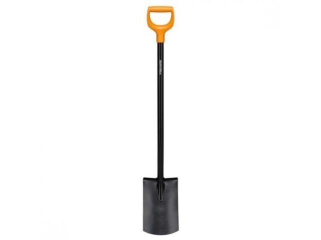 Лопата штыковая с закругл.лезвием FISKARS Solid (длина:1166мм, ширина:180мм)