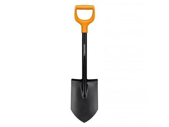 Лопата штыковая укороченная Solid FISKARS (длина:790мм, ширина:95мм), фото 2