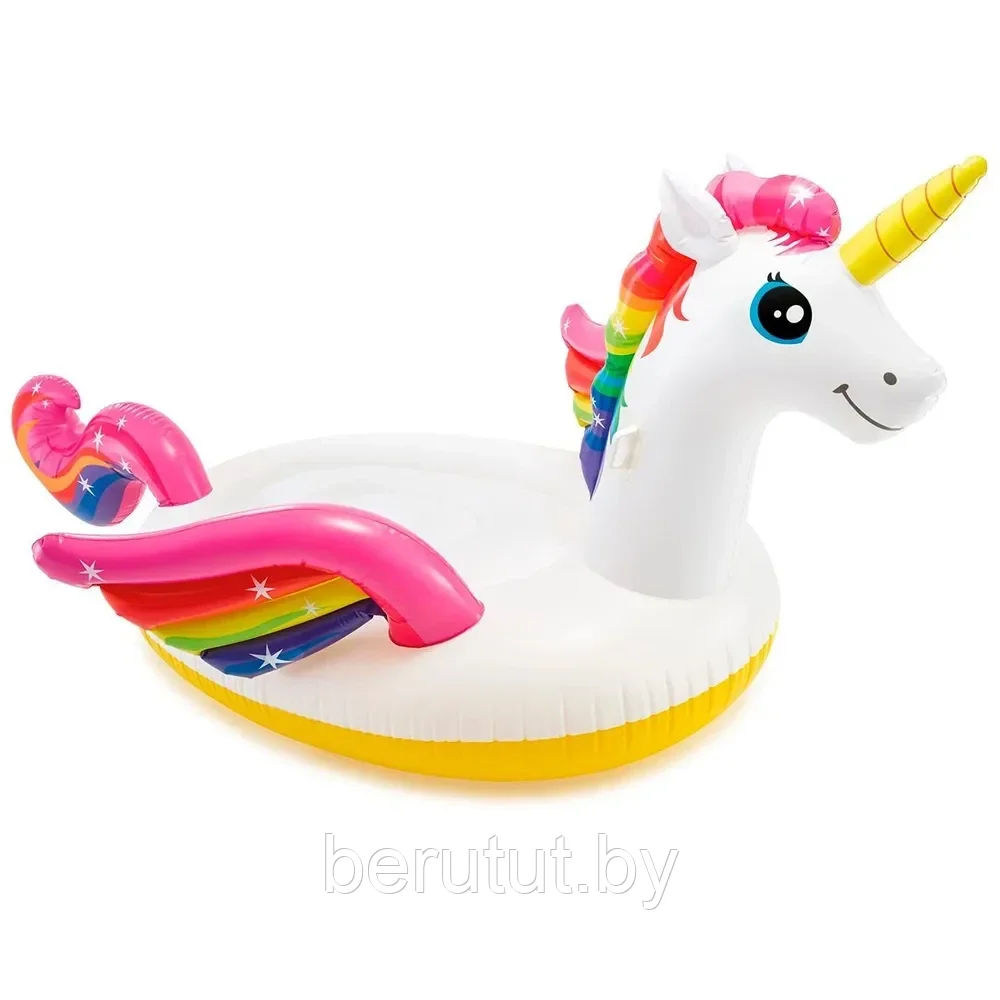 Надувной плот для плавания единорог INTEX 198 x 140 x 97 см