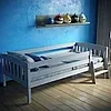 Кровать из массива сосны Зрни (белая эмаль) 2000х900,1800х800,1600х800., фото 2