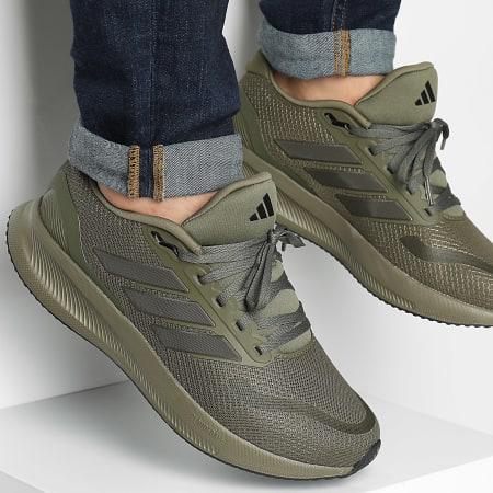 Кроссовки мужские ADIDAS RUNFALCON 5 зеленый IE0525