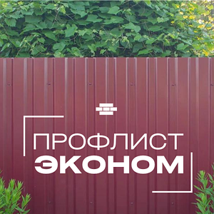 Профнастил для забора 1.7 м («Лайт», цветной, РБ).