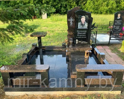 ОГРАДА ГРАНИТНАЯ НА КЛАДБИЩЕ В ГРОДНО