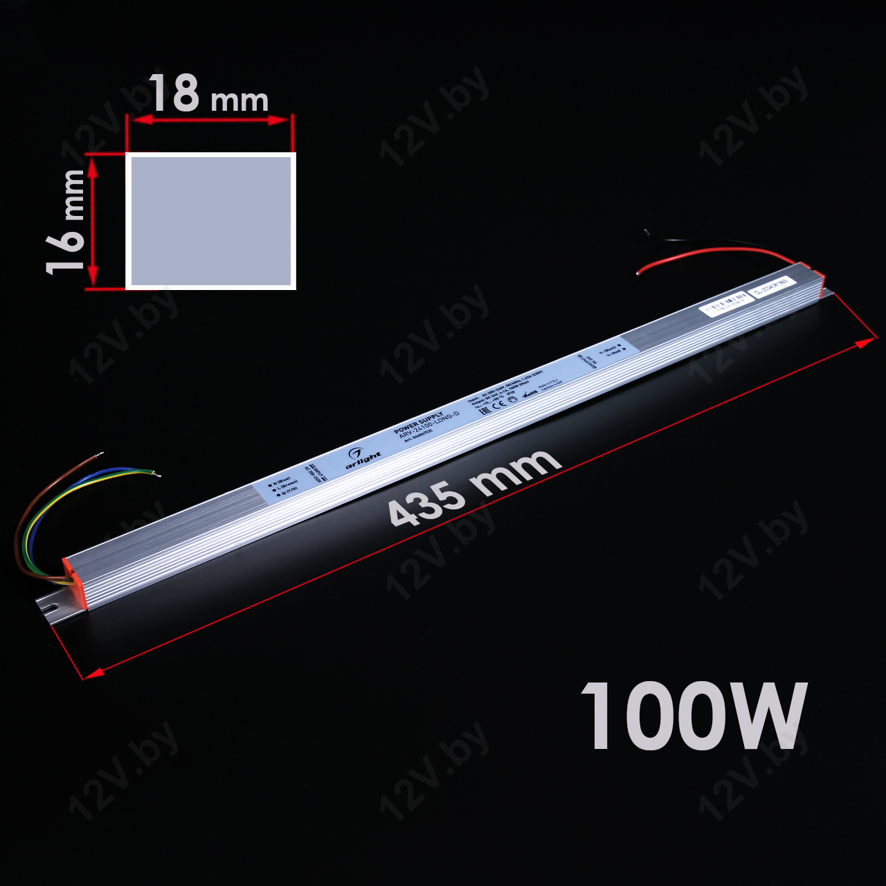 Блок питания ARV-24100-LONG-D IP20 [L]