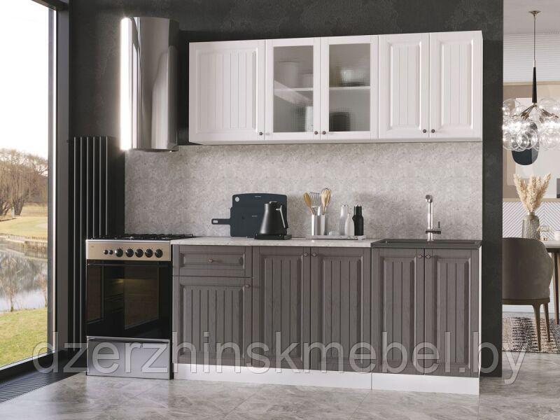 Готовая кухня Хозяюшка 1,8м Белая акация/Трюфель МДФ