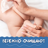 Салфетки влажные КОМПЛЕКТ 15 шт., LAIMA/ЛАЙМА, для детей, универсальные очищающие, 128074, фото 8