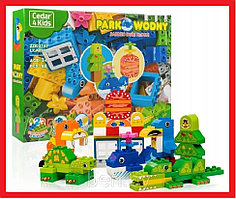 Конструктор крупные детали DUBLO Аквапарк, 88 деталей, аналог LEGO DUPLO LX.A890