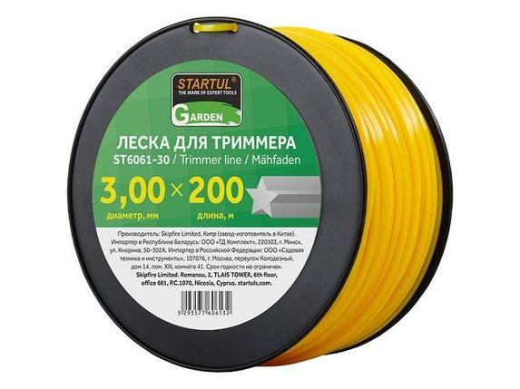 Леска ф 3.0 мм х 200 м "звездочка" STARTUL GARDEN, фото 2