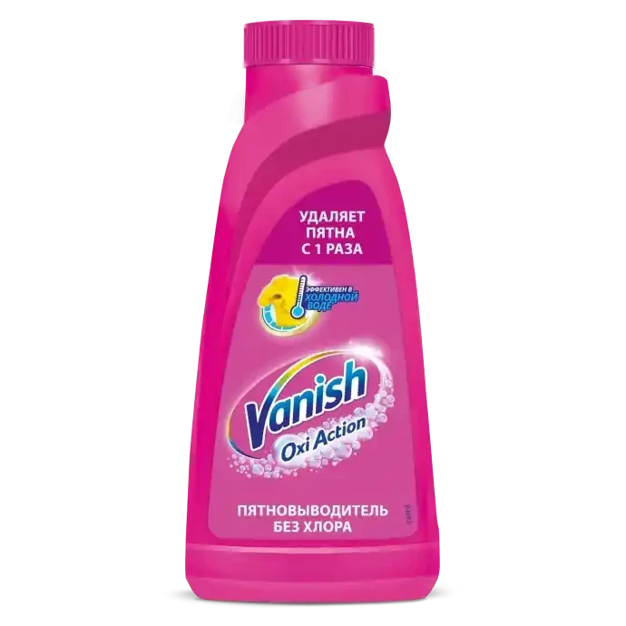 Пятновыводитель для тканей Vanish OXI Action Кристальная белизна 450 мл