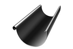 Желоб полукруглый Grand Line 125 мм 3 м RAL 9005 Чёрный