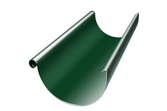 Желоб полукруглый Grand Line 125 мм 3 м RAL 6005 Зелёный мох