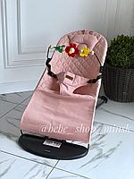 Детский шезлонг качалка Luxmom 0+
