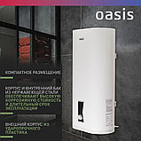 Водонагреватель накопит. Oasis PA-50 (2кВт, 50л, медный ТЭН, верт., магниевый анод, УЗО,, фото 6