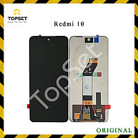 Дисплей (Экран) Xiaomi Redmi 10 в сборе с тачскрином Черный