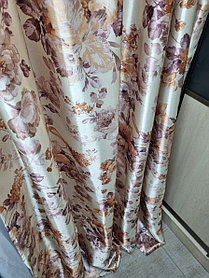 Портьера в цветы