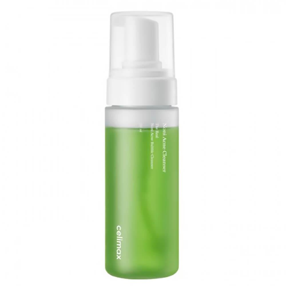 Мягкая очищающая пенка с экстрактом нони Celimax The Real Noni Acne Bubble Cleanser.155 мл