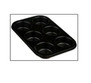 Форма д/выпечки кексов 31*21,5*4см [6 ячеек]  КТ-ФВ-6КА