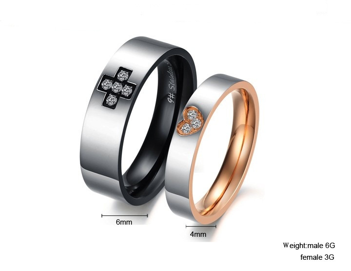 Парные кольца для влюбленных "Неразлучная пара 115" - фото 3 - id-p33139788