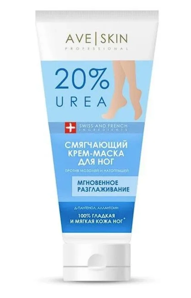 Крем-маска д/ног AVE SKIN Смягчающий,100 г