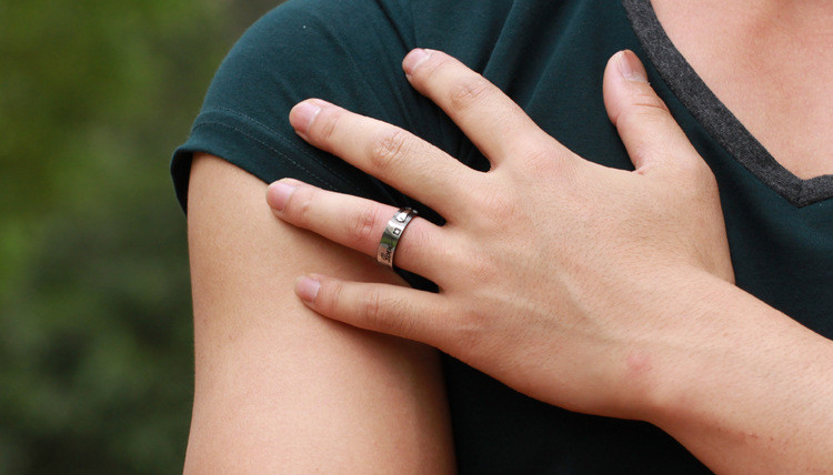 Парные кольца для влюбленных "Неразлучная пара 117" с гравировкой "Чистая любовь" - фото 7 - id-p33139790