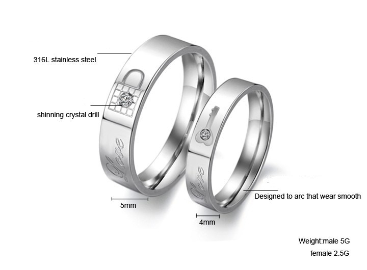 Парные кольца для влюбленных "Неразлучная пара 120" с гравировкой "Любовь" - фото 4 - id-p33182343