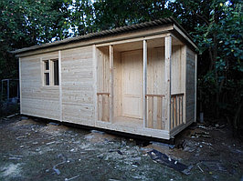 Бытовка деревянная (домик для дачи, для строителей.