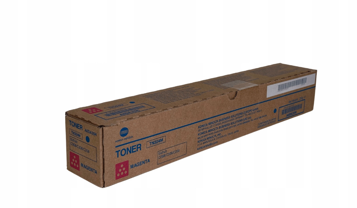 Картридж konica minolta TN324M (A8DA35H), пурпурный (для bizhub C258 / C308 / C368)