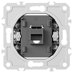 Механизм розетки RJ45 одиночная cat.5/ClassE-8 Donel A07