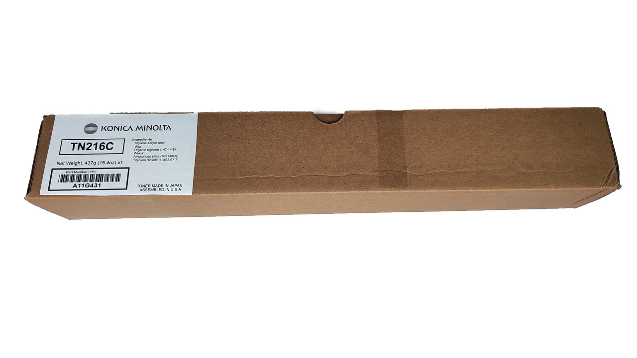 Картридж Konica Minolta TN-216C (A11G431) голубой (для Bizhub  220, 280)
