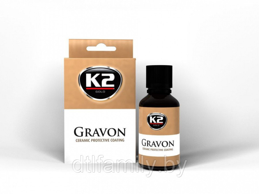 Керамическое покрытие K2 GRAVON REFILL 50 мл – защита кузова от царапин, УФ-лучей и коррозии