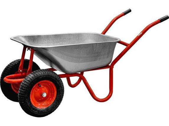 Тачка строительная HDC HD-W402 (120л, 400кг, 2 пневмоколеса 4.00-8) (HDC Equipment), фото 2