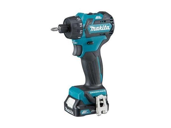 Аккум. шуруповерт MAKITA DF 032 DWAE в чем. (10.8 В, 2 акк., 2.0 А/ч Li-Ion, 2 скор., 32 Нм, шурупы до 10 мм), фото 2